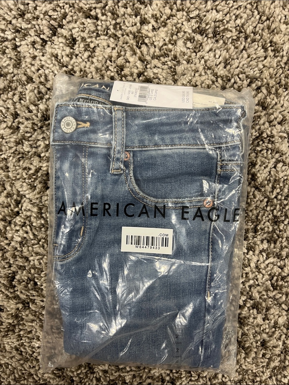 American Eagle Outfitters Women’s Medium Blue Festival Flare Jeans